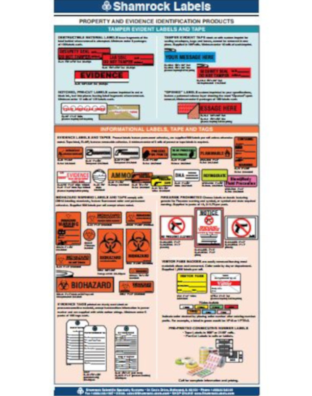 Shamrock Forensic Labels